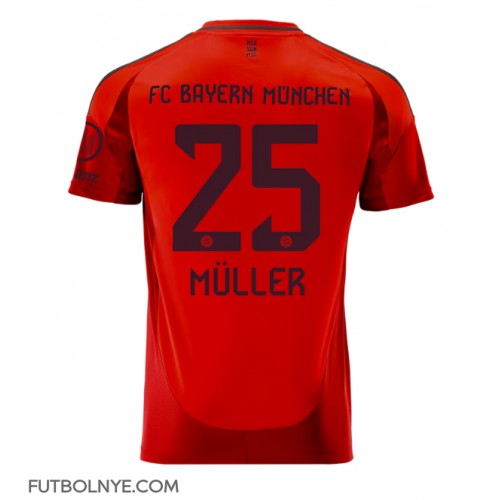 Camiseta Bayern Munich Thomas Muller #25 Primera Equipación 2024-25 manga corta